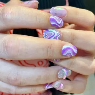 ネイル AOI✩⡱ y2kネイルのネイルデザイン