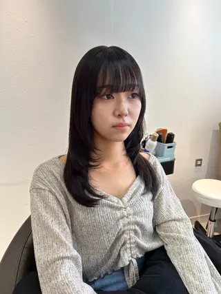 ミディアム カラー THE ESCALA 町田所属・町田縮毛矯正/ 髪質改善/美髪特化のヘアスタイル