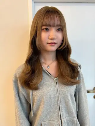 セミロング 🍒透明感カラー mutsuki🍒のヘアスタイル