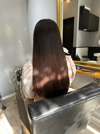 ロング 渡辺俊介 暗髪カラー /美髪矯正/髪質改善のヘアスタイル