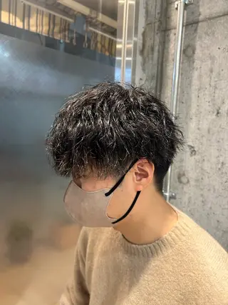 パーマ メンズ メンズ得意です💥 ハユカといいます❗️のヘアスタイル