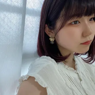 ミディアム 社内カット講師・店長 菅原賢一のヘアスタイル