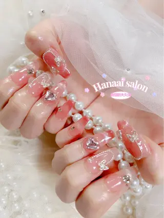 セミロング Hanaai Salon新宿店のネイルデザイン