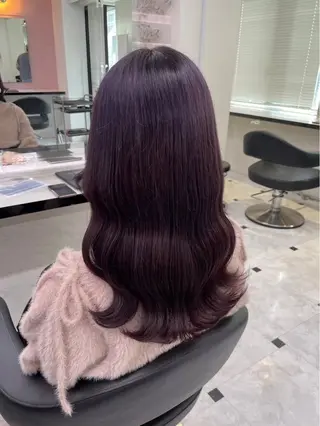 ロング miku/ラベンダー 透明感カラー🪻❤︎のヘアスタイル