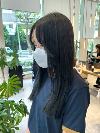 ロング カラー 風香🪼レイヤー /透明感カラーのヘアスタイル