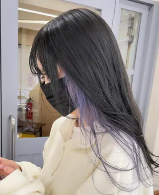 ロング ミルクティーベージュ 💫HARUTOのヘアスタイル