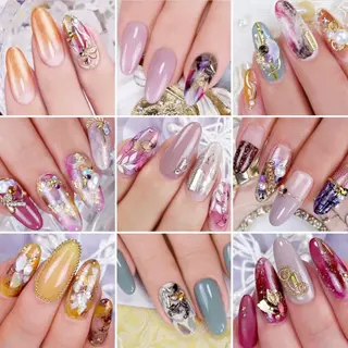 セミロング ネイル SyiSyu 梅田店のネイルデザイン