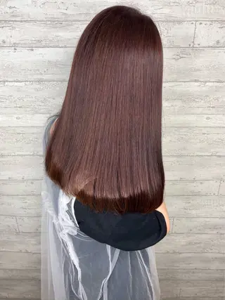 セミロング カラー 小池 穂果/ 府中のヘアスタイル