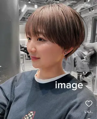 ショート 韓国ヘア/ハイトーン RYUSEIのヘアスタイル