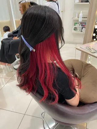 カラー なな/シェービング /カラー/アレンジのヘアスタイル