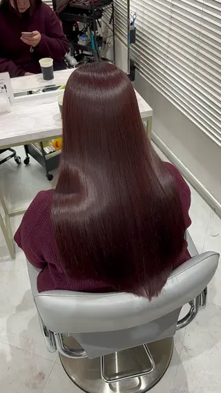 ロング カラー ヘアアレンジ 新宿.全国4位美髪師 taka髪質改善のヘアスタイル