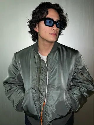 パーマ メンズ レイヤー/ 透明感SHIMAのヘアスタイル