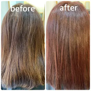 セミロング カラー エイトウメダ 店長　稲尾友則のヘアスタイル