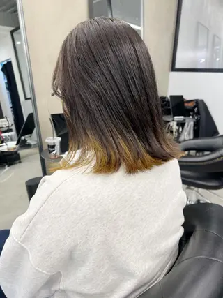 ミディアム カラー kimika🥑 メンズ/髪質改善のヘアスタイル