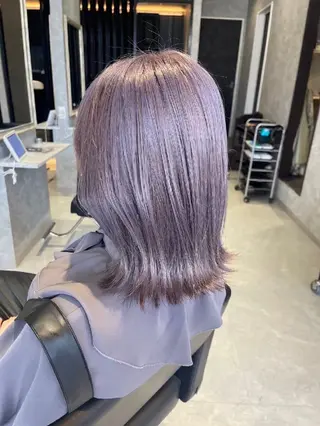 カラー セミロング ‪✝︎カラーモデル 募集/フウカ‪✝︎のヘアスタイル