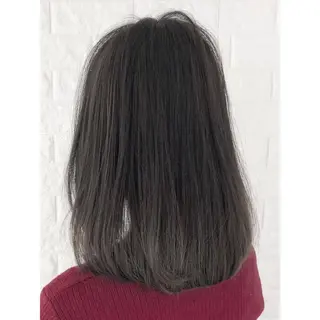 ミディアム カラー KIZU 髪質改善 オカルト怪談のヘアスタイル