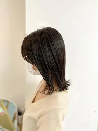 ミディアム 平田 健一のヘアスタイル