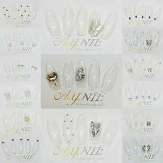 ネイル 🦋AYNIL🦋 ナチュラル専門店♥️のネイルデザイン