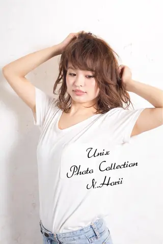 ミディアム カラー ヘアアレンジ UNIX Mark Is みなとみらい店【ユニックス】所属・UNIX N.horiiのその他イメージ