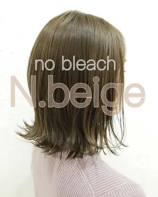 セミロング カラー 斉藤 貴也のヘアスタイル