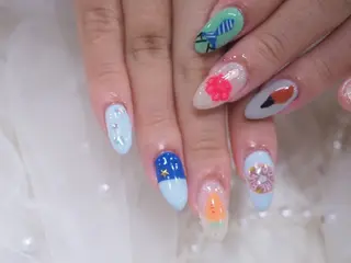 ミディアム 岡林 優美のネイルデザイン