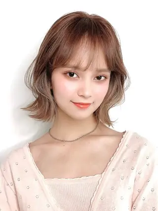 ミディアム 💛無料カット✂️✨ カラーモデル募集🌈のヘアスタイル