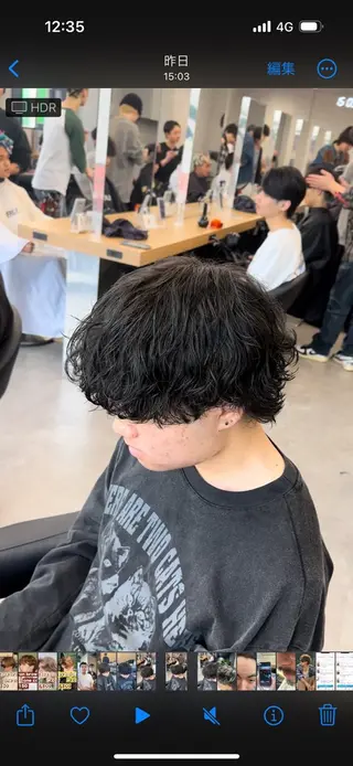 カラー パーマ メンズ メンズ特化💎 nayu❄️のヘアスタイル
