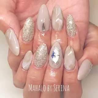 ミディアム カラー ネイル SUNNY BAE. SERINAのネイルデザイン