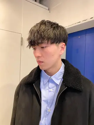 ショート メンズ おしゃれパーマ メンズ特化/みーまんのヘアスタイル