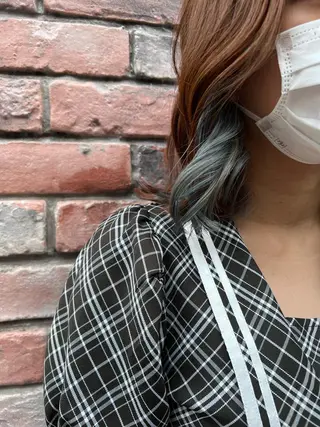 ミディアム カラー 🧸ミルクティー🧸 kousei🧸のヘアスタイル