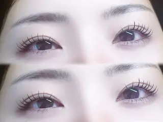 マツエク・マツパ 💞ふんわり束感まつ 毛＆美眉🩰ミク💞のマツエク・マツパデザイン