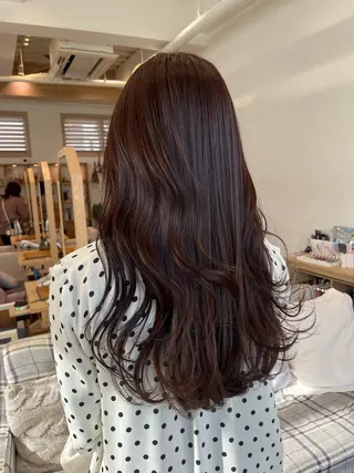 セミロング カラー 暖色カラー/似合わせ カット/名古屋/辻のヘアスタイル