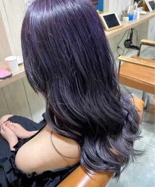 ロング カラー ✨推し活カラー💜 MISAKIのヘアスタイル