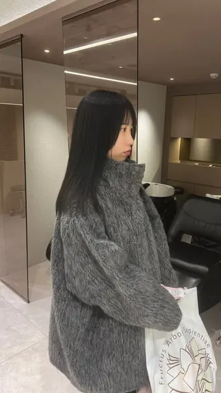 ミディアム rino🤍 恵比寿レイヤーカットのヘアスタイル