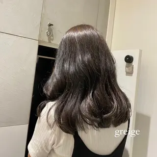 ミディアム カラー 艶感/ナチュラル 🌿マアヤのヘアスタイル