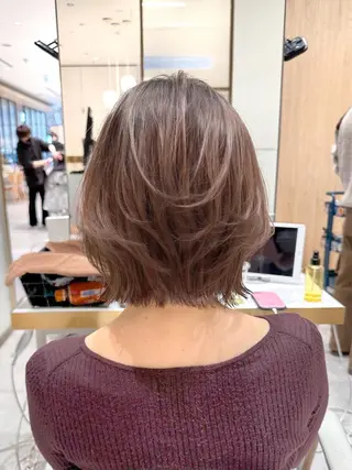 ショート カラー パーマ ヘアアレンジ レイヤーカット/ボブ /縮毛矯正✨大輝のヘアスタイル