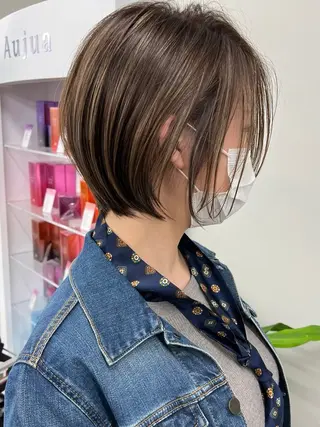 ショート カラー ハイライトNo.1☆ ゆうのヘアスタイル