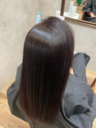 ロング カラー 寺地 和奏のヘアスタイル