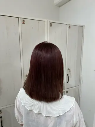 ミディアム カラー レイヤーカット/ 堺 健人のヘアスタイル