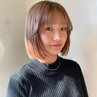 ショート カラー irwi/イルウィ所属・miku🎀門前仲町 ブリーチ・レイヤーのヘアスタイル