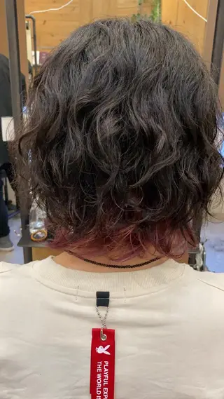 ミディアム カラー メンズ 🟢NEGi🟣 🫧髪質改善のヘアスタイル