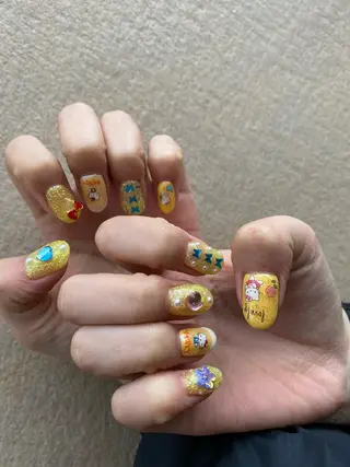 ロング カラー パーマ ヘアアレンジ ネイル マツエク・マツパ 💓💓彩 音💓💓のマツエク・マツパデザイン