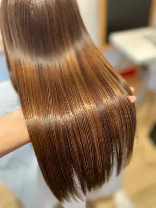 セミロング カラー 浅野 健太のヘアスタイル