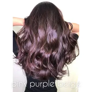 ロング カラー 寺山 佳貴のヘアスタイル