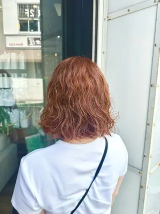 ミディアム パーマ 🟦メンズ特化🟦 たかしま　あさひのヘアスタイル