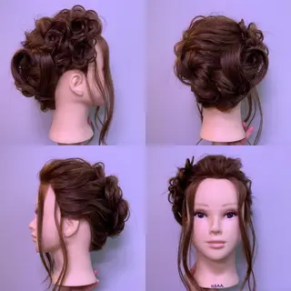 ヘアアレンジ インナーカラー🧸 suzunaのヘアスタイル