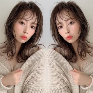 ミディアム _WHITE京橋店所属・【White京橋】 岸 拓斗のヘアスタイル