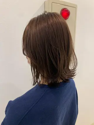 ミディアム カラー SOYON 🤍CHIZU🤍.のヘアスタイル