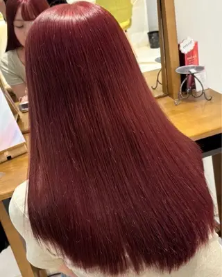 カラー 😈せいと😈 ハイトーン/縮毛矯正のヘアスタイル