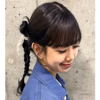 ヘアアレンジ RENA/艶カラー /アレンジ/髪質改善のヘアスタイル